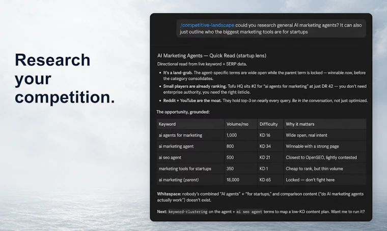 OpenSEO - AI Visibility - 开源版 Semrush 替代品 产品图片 4