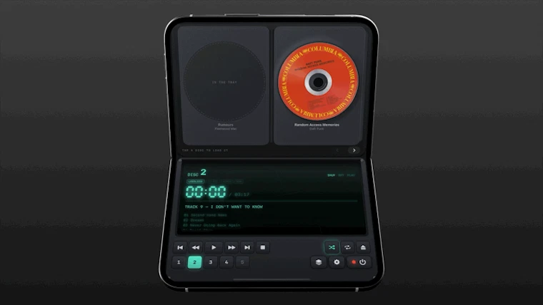 Penta - 搭载于 iPhone Duo 的复古九十年代五碟CD换片机 产品图片 6