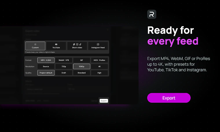 Remocn Studio - 无需打开 After Effects，即可快速发布产品宣发视频 产品图片 4
