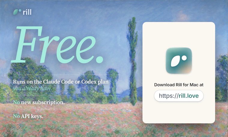 Rill Browser - 让 Claude Code 与 Codex 伴你高效协作的浏览器 产品图片 8