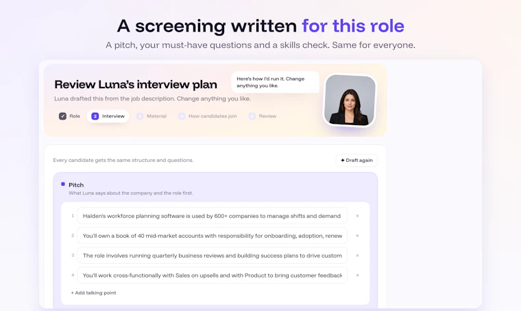 Screenwell.ai - AI面试官，自动完成首轮筛选 产品图片 3