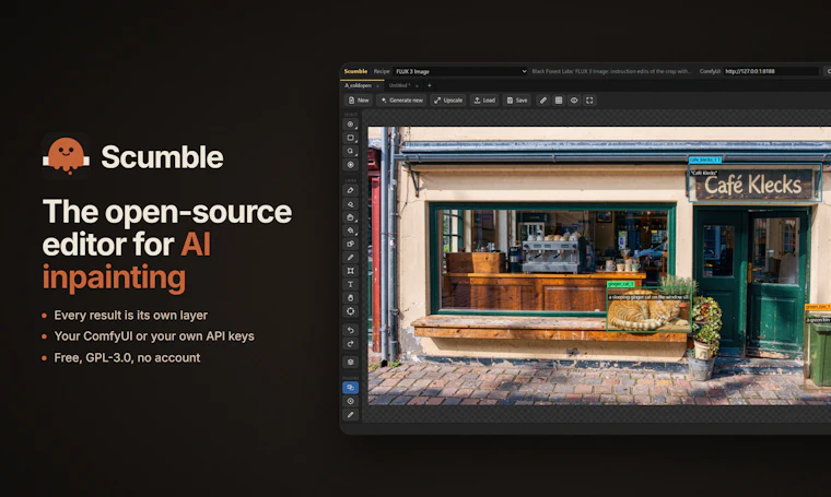 Scumble - 专为AI图像修补打造的开源编辑器 产品图片 1