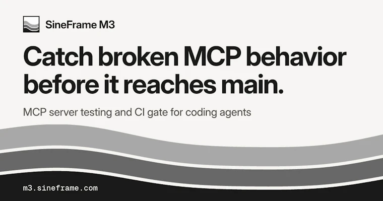 SineFrame M3 - 在 pytest 中测试 MCP 服务器及其调用的 AI 代理 产品图片 1