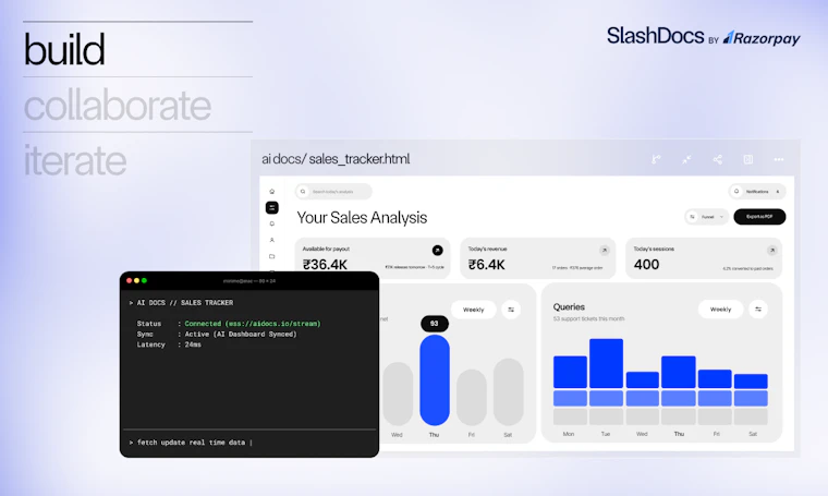 SlashDocs by Razorpay - 面向 Agent 编写 HTML 的自托管协作层 产品图片 2