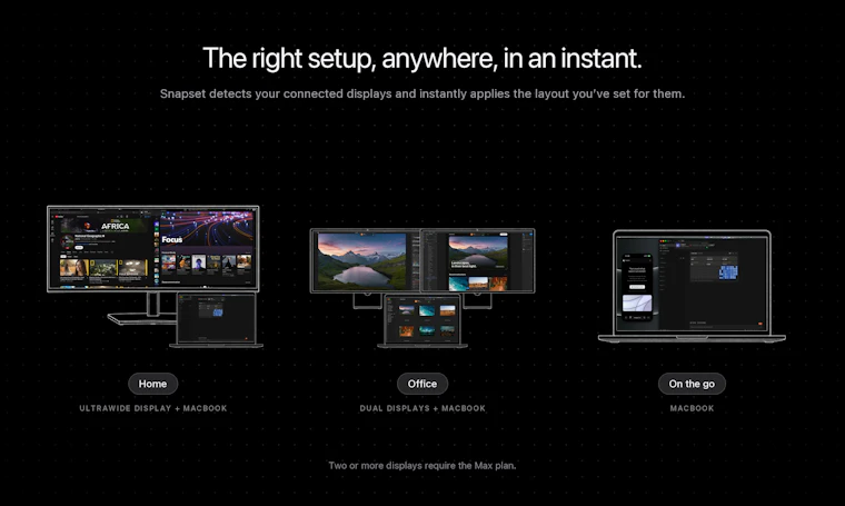 Snapset - 瞬间保存并恢复你的完整 Mac 工作区 产品图片 2