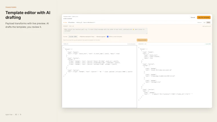 Sparrow - 自托管 Webhook 推送服务。单一二进制文件，仅需 PostgreSQL。 产品图片 6