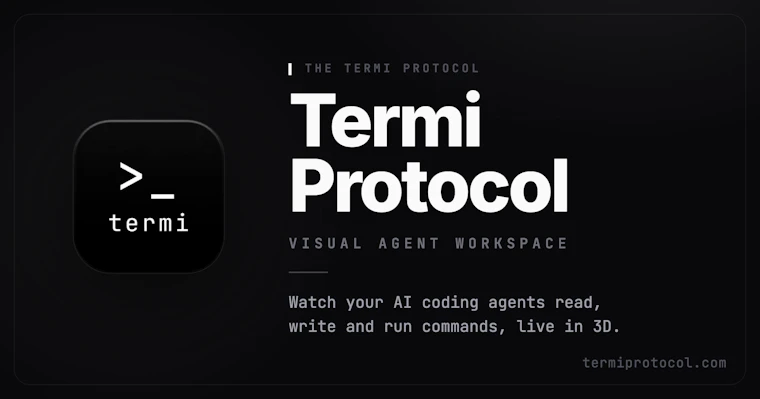 Termi Protocol - 在三维空间中观看 AI 智能体编码，并无缝交接任务 产品图片 10