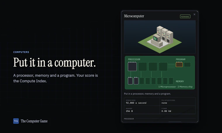 The Computer Game - 打造顶级计算机，从石器工具一路进阶至自研芯片 产品图片 5