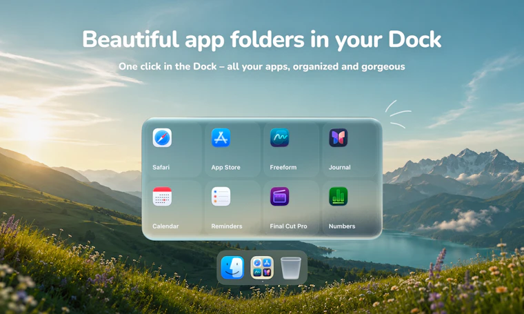 TinyFolder - 专为 Mac 程序坞打造的自定义应用文件夹 产品图片 4