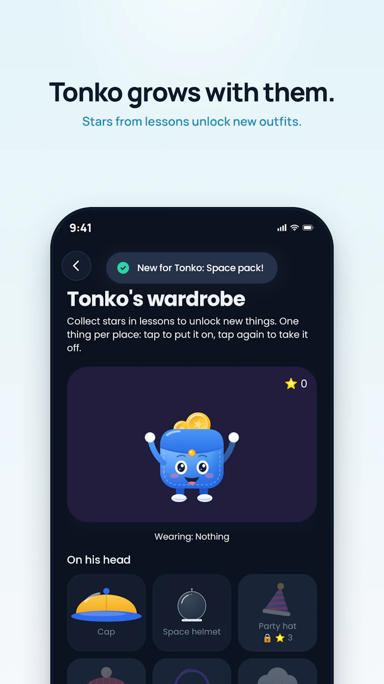 TONKO - 专为儿童设计的零花钱管理应用，寓教于乐学理财 产品图片 7