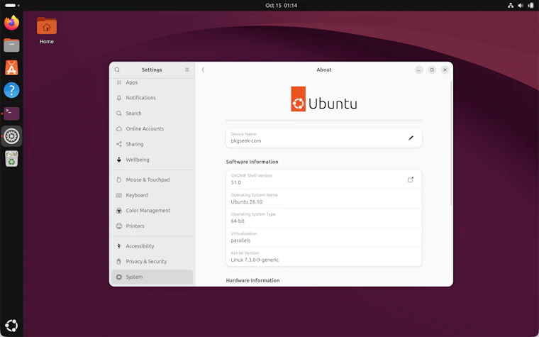 Ubuntu 26.10 (Stonking Stingray) - GNOME 51、Rust 重写核心工具集，焕然一新的 Linux 桌面体验 产品图片 3