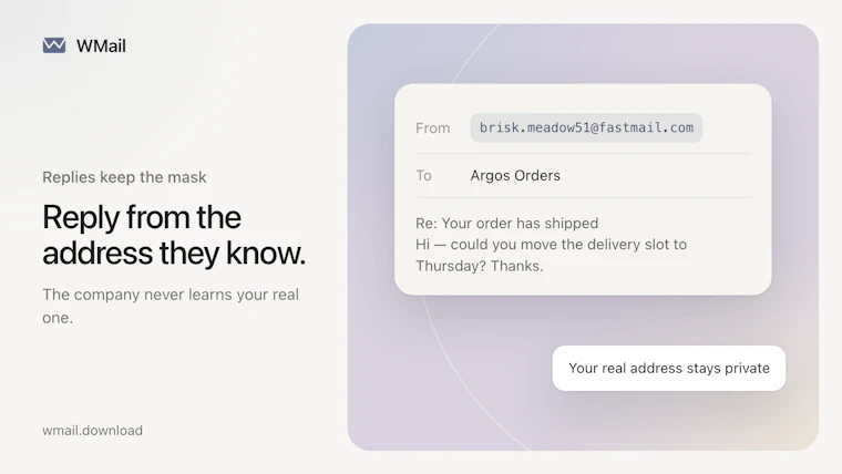 WMail - 专为Fastmail打造的精美原生iPhone应用 产品图片 7